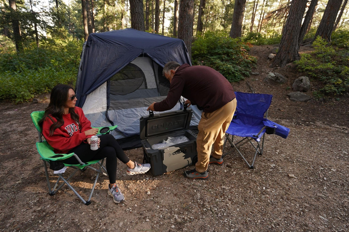 Caddis Rapid 4-Person Tent, Pop-Up Camping Tent with Easy Setup Frame for Outdoor Use